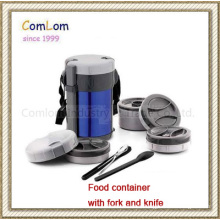 Food Container With Fork and Knife (CL1C-J200L)